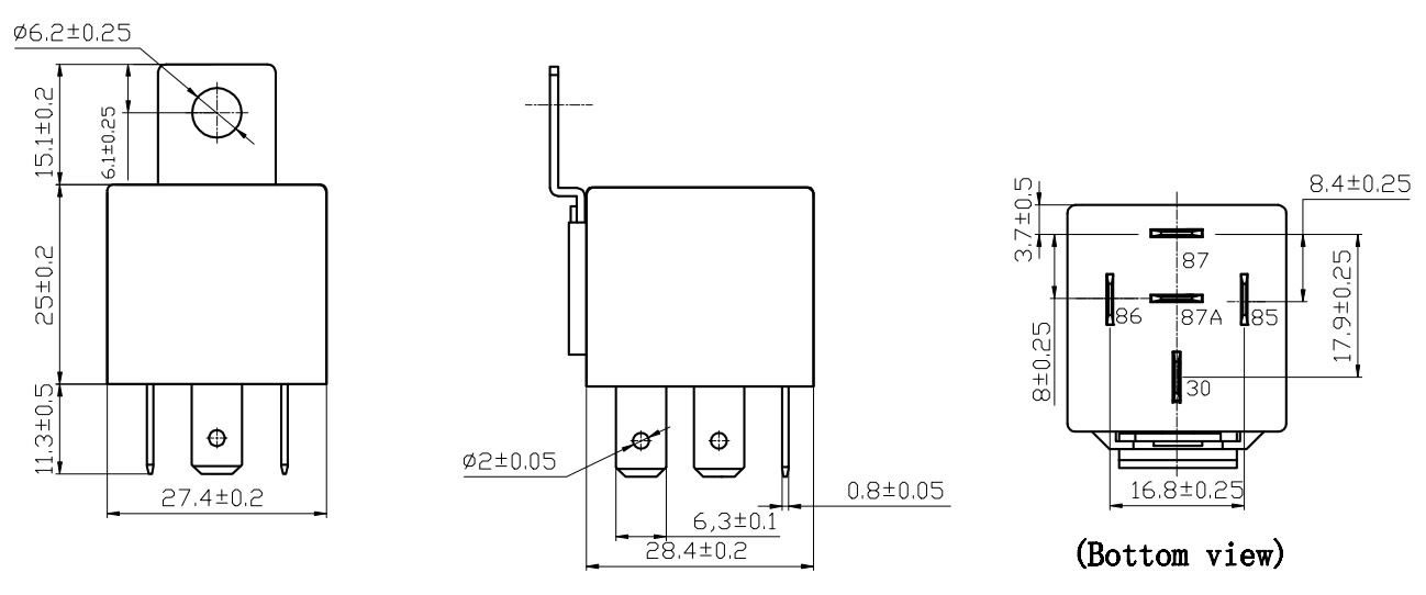 EXTERNAL DIMENSIONS